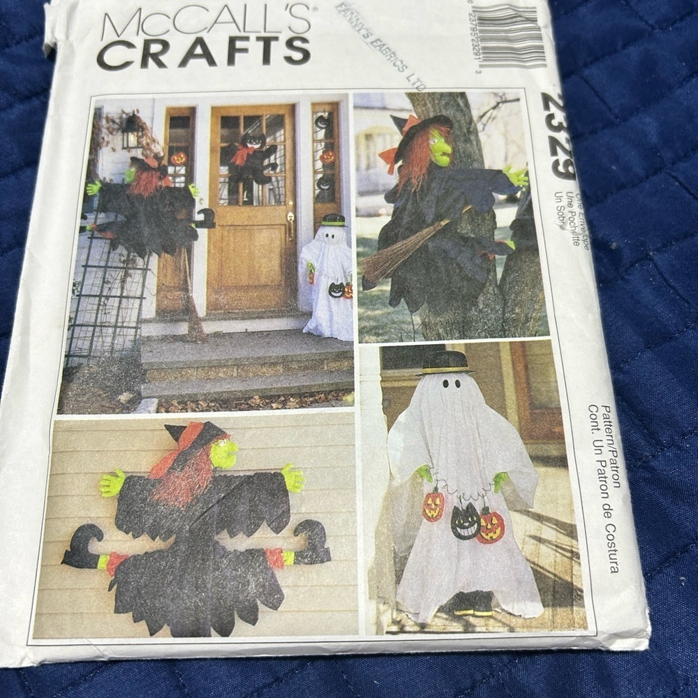 McCall craft pattern 2329- uncut- Halloween decorations